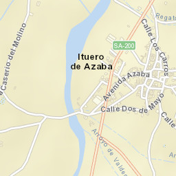 Ituero de Azaba Street Map