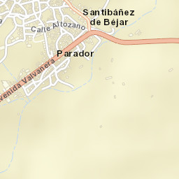 Santibáñez de Béjar Street Map