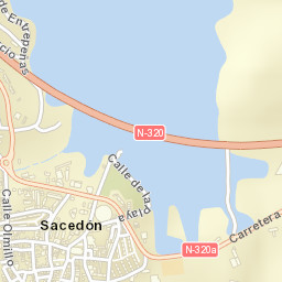 Sacedón Street Map