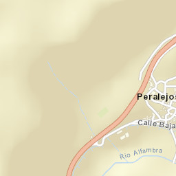 Peralejos Street Map