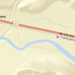 Routt County Street Map