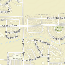 1404 Grand Avenue, Windsor, CO 80550 Street Map