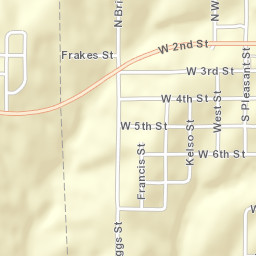 7th Street, Grant City, MO 64456, America Street Map