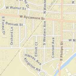 1200 West Sycamore Street, Kokomo, IN  Street Map