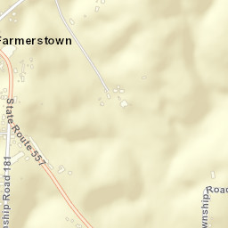 Farmerstown Ohio Street Map