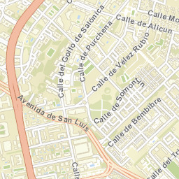 Pinar de Chamartín Street Map