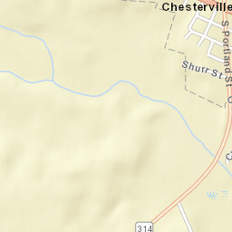 Chesterville Ohio Street Map