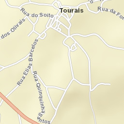 Tourais Street Map