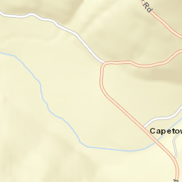 Capetown California Street Map