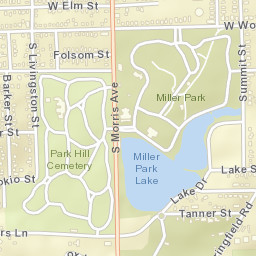 1020-1110 S Morris Ave Bloomington Street Map