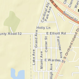 Russells Point Ohio Street Map