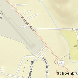 Schoenbrunn Ohio Street Map