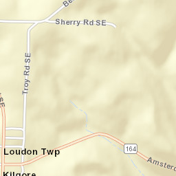 Kilgore Ohio Street Map