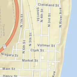 Toronto Ohio Street Map