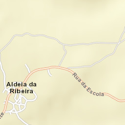 Aldeia da Ribeira Street Map