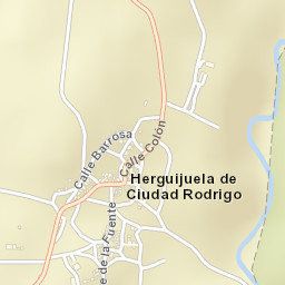 Herguijuela de Ciudad Rodrigo Street Map