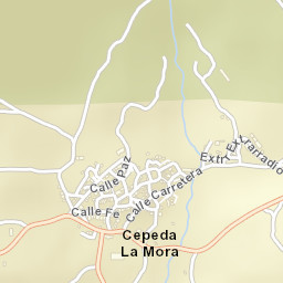Cepeda la Mora Street Map