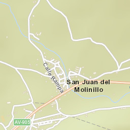 San Juan del Molinillo Street Map