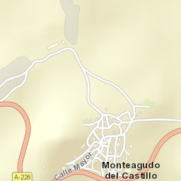 Monteagudo del Castillo Street Map