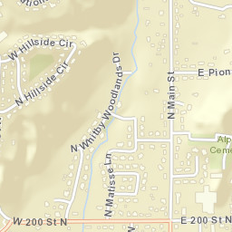 Alpine, UT, USA Street Map