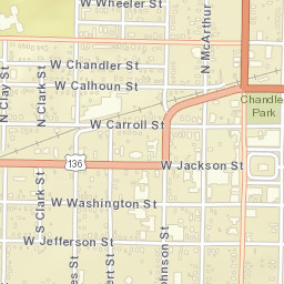 100-198 N McArthur St Macomb IL Street Map