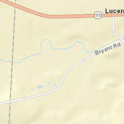 Lucerne Ohio Street Map