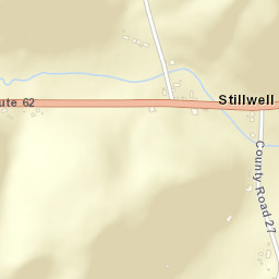 Stillwell Ohio Street Map
