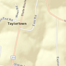Taylortown Ohio Street Map