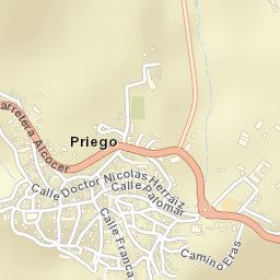Priego Street Map