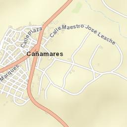 Cañamares Street Map
