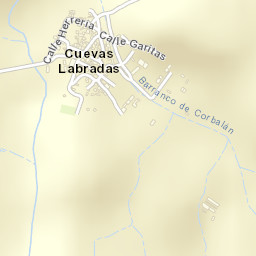 Cuevas Labradas Street Map