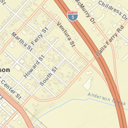 McMurray Drive & Balls Ferry Road, Anderson Street Map