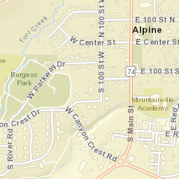 268-312 South River View Drive, Alpine, UT Street Map