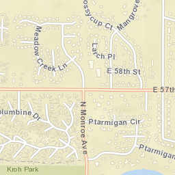 449-507 East 57th Street, Loveland, CO Street Map