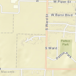 1001-1099 W Grant St Macomb IL Street Map