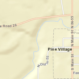 East Lafayette Street, Pine Village, IN Street Map