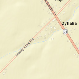 Byhalia Ohio Street Map