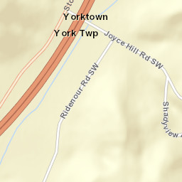 Joyce Ohio Street Map