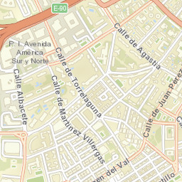 Ciudad Lineal Street Map