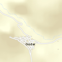 Gúdar Street Map