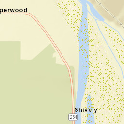 Pepperwood California Street Map