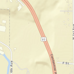 680-1050 North 1st Avenue, Greeley, CO Street Map