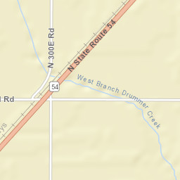 Illinois 54, Gibson City, IL 60936, America Street Map