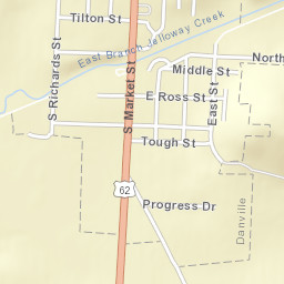 Buckeye City Ohio Street Map