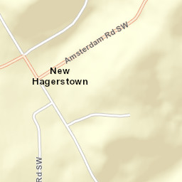 New Hagerstown Ohio Street Map