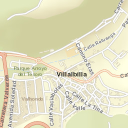Villalbilla Street Map