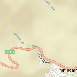 Tramacastilla Street Map