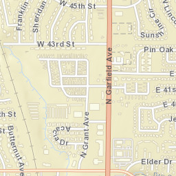 4001 North Grant Avenue, Loveland, CO Street Map