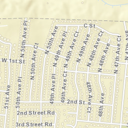 100-104 N 50th Ave Greeley CO Street Map