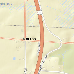 Norton Ohio Street Map